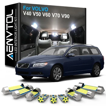 AENVTOL Canbus A Volvo V40 V50 V60 V70 V90 1997 1999 2001 2005 2008 2011 2012 2013 2014 2019 2020 Tartozékok Beltéri Lámpa LED 1