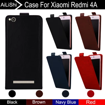 AiLiShi A Xiaomi Redmi 4A Esetben Felfelé, Illetve Lefelé Függőleges Telefon Flip Bőr tok a Telefon Tartozékok, 4 Színben Nyomkövető! 1