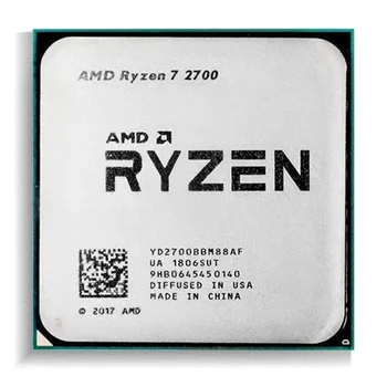 AMD Ryzen 7 2700 R7 2700 3.2 GHz-es, Nyolc Mag, Tizenhat Szál 16M 65 w-os CPU Processzor YD2700BBM88AF Socket AM4 AMD Ryzen 7 2700 R7 2