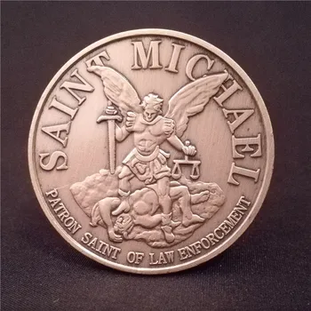 Amerikai titkosszolgálat Emlékérme Saint Michael Védőszentje, a rendvédelmi Bronz Bevonatú Kihívás Érme 2