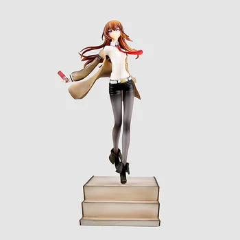 Anime Steins Gate Makise Kurisu Laboratóriumi Tag 1/8 Méretarányú Prepainted PVC Figura Gyűjtemény Modell, Gyerek Játékok, Baba 25 cm 1