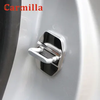 Carmilla 4db/Készlet Rozsdamentes Acél Ajtót a Zár Védelmét Fedezi Alkalmas A Fiat 500 x 500 X 2015 - 2020 ABS Ajtó Zárak Kiterjed 1