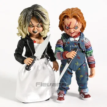 Chucky menyasszonya Tiffany Ábra Szerencséje Chucky Játék NECA Horror Halloween Ajándék Baba 2