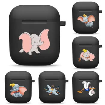 Disney Dumbo Fülhallgató Esetben Alkalmas az Apple Airpods 2 1 Vezeték nélküli Tartozék Puha tok