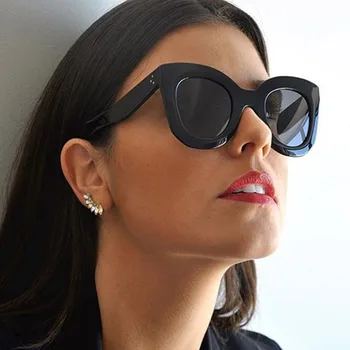 Divat Macska Szemét Napszemüveg Luxus Márka Tervezője Vintage Nők Üzembe Napszemüvegek Hölgyek Árnyalatok Szemüveg Oculos De Sol 2