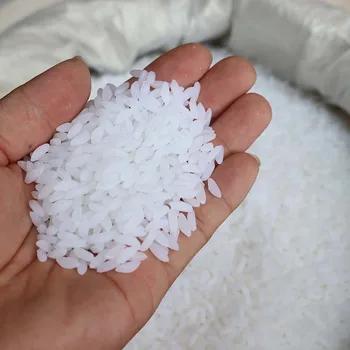 DIY hamis élelmiszer kijelző kellékek konyhaszekrény hotel bolt üzlet dekoráció, műanyag mesterséges szimulációs modell rizs 1