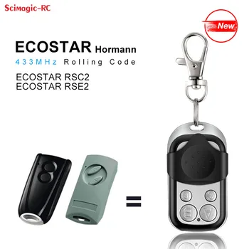 ECOSTAR Rolling Kód Garázs Ellenőrzési Nyitó HORMANN Ecostar RSE2 RSC2 433.92 MHz Kézi Adó Ajtó Távirányító 1