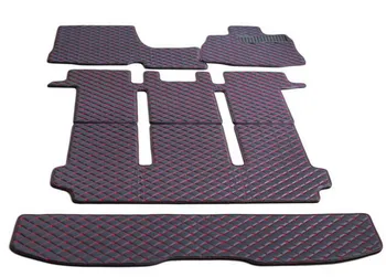 Egyéni teljes körű autó szőnyeg + csomagtartó szőnyeg jobbkormányos Nissan Elgrand E52 7 8 ülések 2020-2010 vízálló durabl szőnyegek 1