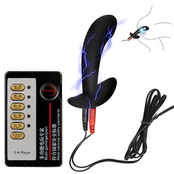 Elektro Stimulátor A Férfiak A Nők Áramütés Anális Hüvelyi Plug Áramütés Szex Játékok Maszturbátor Prosztata Masszázs 1