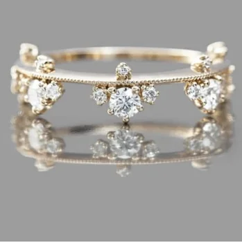 Esküvői Zenekar Rose Arany Gyűrű Luxus Márka Eljegyzési Luxus Gyűrű Rozsdamentes Acél Nagykereskedelmi Ígéret Gyűrű A Nők Számára A Szerelem Gyűrűje 2