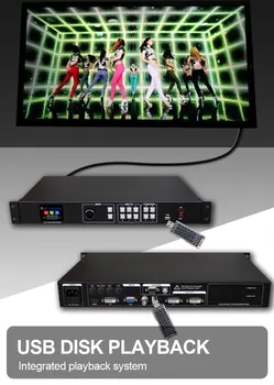 Forró eladó LED video processzor válasszuk a kibont lehetőséget WIFI, vagy SDI MVP300 sorozat, videó fali vezérlő led panel támogatás novastar kártya 2
