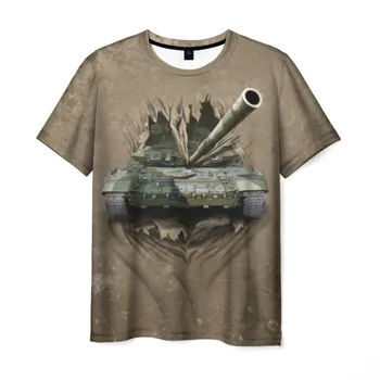 Férfi T-shirt 3D-s tank 1
