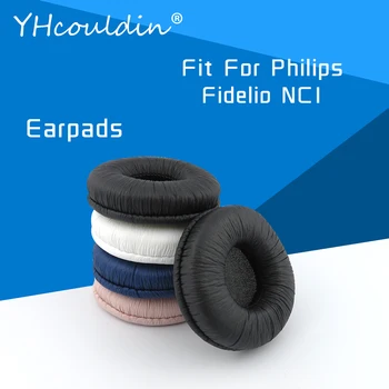 Fülpárna A Philips Fidelio NC1 Fejhallgató Accessaries Csere fülpárna Ráncos Bőr Anyag