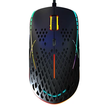 Gaming mouse HIPER Aero-2-fekete (USB, 8 gomb, 6400 dpi, RGB háttérvilágítás) 2
