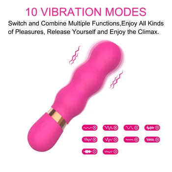 Golyó Vibrátor a Női Masturbators G-pontot Masszírozó Szexuális Játékszerek Nőknek Klitorisz Stimulátor AV Stick Dildó Vibrátor Szex Shop 2