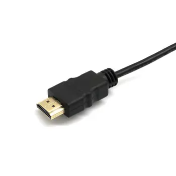 HDMI-VGA HD Átalakító Kábel Audio Kábel D-SUB Hím Videó Adapter Kábel Vezet a HDTV-PC Számítógép Monitor PC, Laptop, TV 2
