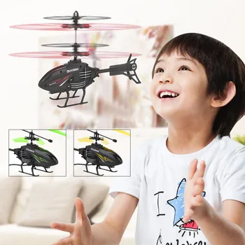 HIINST Mini RC Infravörös Indukciós Távirányító RC Játék 2CH Gyro Helikopter RC Drón Rc Helikopter Ajándék Gyerekeknek party játékok 1