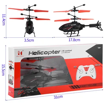HIINST Mini RC Infravörös Indukciós Távirányító RC Játék 2CH Gyro Helikopter RC Drón Rc Helikopter Ajándék Gyerekeknek party játékok 2