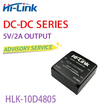 Ingyenes szállítás 10db/sok HLK-10D4805 5V 2A 10W kimeneti 1500Vdc Elszigeteltség DC DC áram átalakító dc dc step-down modul 1