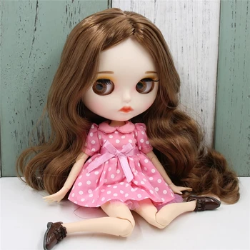 JEGES DBS Blyth baba licca rózsaszín ruha, aranyos lila ruha zöld ruhát anime lányok ajándék szoknya