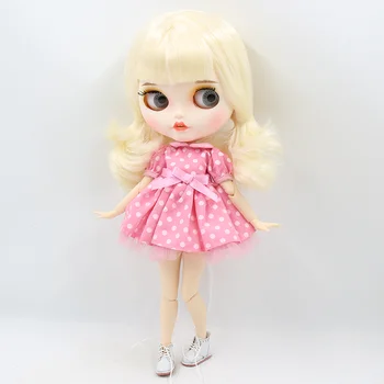 JEGES DBS Blyth baba licca rózsaszín ruha, aranyos lila ruha zöld ruhát anime lányok ajándék szoknya 2