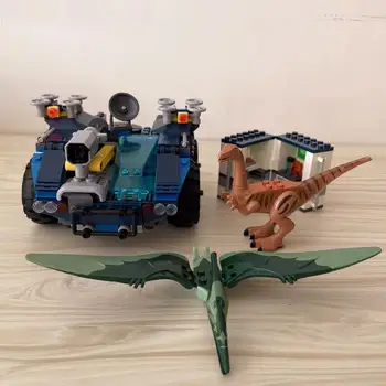 Jurassic Dinoszaurusz Világ 11579 Mentő Pterodaktilusz Repülő Autó Modell Beállítása Építőköve Közgyűlés Játékok Gyermek Karácsonyi Ajándék 75940 2