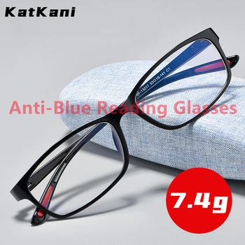 KatKani a Férfiak, mind a Nők Ultra-Könnyű, Kiváló Minőségű Szemüveg Keret Kényelmes Full-Frame Tér Anti-Kék Olvasó Szemüveg BF-13017
