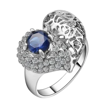Divat-luxus Női Gyűrű Varázsa Kék Kristály Gyűrű Esküvői ékszer Gyűrű Eljegyzési A Nők Számára A Legjobb Ajándék eladó \ Ékszer & Kiegészítők > www.rcvaasaetelainen.fi 11
