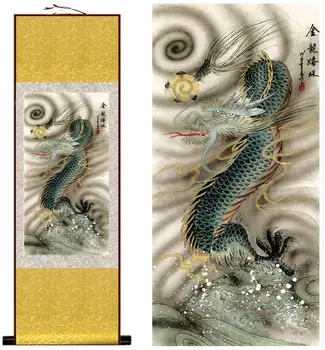 Kínai sárkány festmény Otthoni Irodai Dekoráció Kínai lapozzunk festmény sárkány festmény Kína dragonPrinted festmény 2