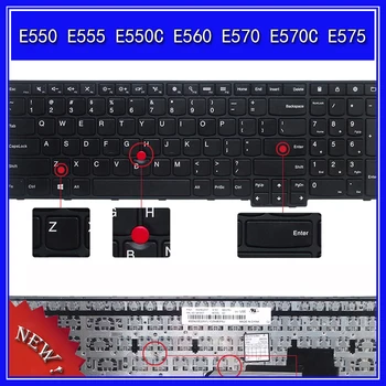 Laptop Billentyűzet Lenovo E550 E555 E550C E560 E570 E570C E575 Notebook Cserélje ki MINKET Billentyűzet 1