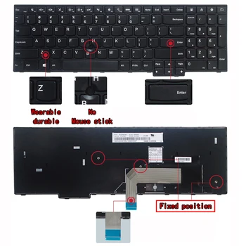 Laptop Billentyűzet Lenovo E550 E555 E550C E560 E570 E570C E575 Notebook Cserélje ki MINKET Billentyűzet 2