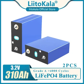 LiitoKala 3.2 V 310Ah lifepo4 akkumulátor DIY 12V 24V 310AH Újratölthető akkumulátor Elektromos autó RV Napenergia tárolás rendszer 2
