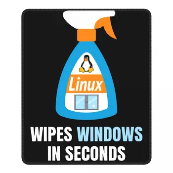 Linux Windows Tisztább Egér Pad Szmoking Programozó, Számítógép-Fejlesztő Geek, Nerd, Csúszásmentes Egér Szőnyeg Gumi Gamer Számítógép Laptop Pad 1