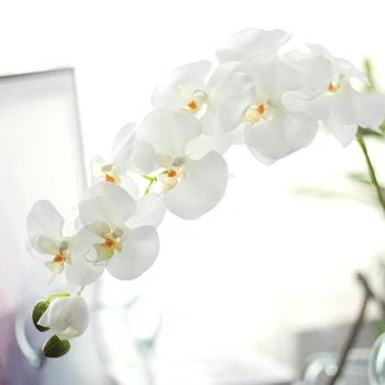 Mesterséges Virágokat Igazi Kapcsolatot Phalaenopsis Pillangó Orchidea az Új Ház, Haza Esküvő Fesztivál, Dekoráció, Parti Hotel Dekoráció