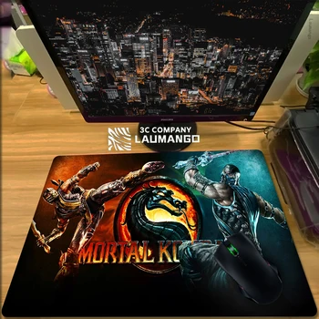 Mortal Kombat Egér Pad, Asztal, Számítógép, Szőnyeg Játék Laptop Billentyűzetek Tartozékok Pc Gamer Cs Menj Varmilo Mausepad Asztal Protector 1