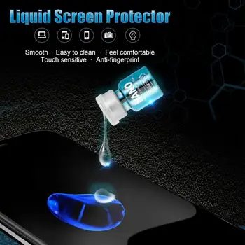 Nano Folyékony képernyővédő fólia iPhone 12 Pro XR 7 8 6 Plus Univerzális Anti-semmiből Védőfóliát A Xiaomi Poco X3 Z Hajtás 2