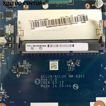 NM-A311 Alaplap a Lenovo G50-30 ACLU9 ACLU0 NM-A311 laptop Alaplap N3540 3530 CPU Kompatibilis N2840 2830 alacsonyabb CPU 2