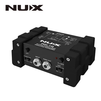 NUX PDI-1G Gitár Közvetlen Befecskendezés Phantom Power Box Audio Mixer Para Ki, Kompakt Design, Fekete Fém Ház Gitár Tartozékok 2