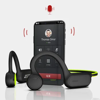 Nyitott Fül Bluetooth Fülhallgató Vízálló Sport Fülhallgató Vezeték Nélküli Sztereó Levegő Csontvezetéses Fejhallgató Számára A Kerékpározás, Futás, Túrázás