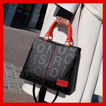 női táska, Kézitáska tervező luxus 2021 új PU bőr válltáska messenger bag táska 1