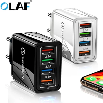 Olaf EU/US Plug USB Töltő Gyors Töltés 3.0 4.0 Telefon Adapter Huawei Tablet Fal, Mobil Töltő Gyorsan Töltő Adapter