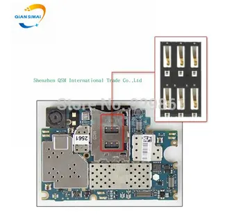 QiAN SiMAi 2db/Sok Új OEM SIM-kártyaolvasó Csatlakozó Junctor pótalkatrészek A Xiaomi 3 M3 Mi3 Mi 3 1