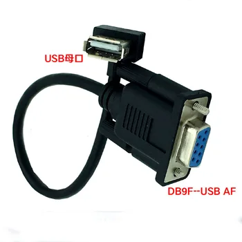 RS232 DB9 USB 2.0 Női Soros Kábel Adapter Átalakító 8