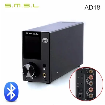 SMSL AD18 HI-FI Audio Sztereó Erősítő Bluetooth 4.2 Támogatja az Apt-X,USB DSP Teljes Digitális Teljesítmény 2.1 Hangszóró 1