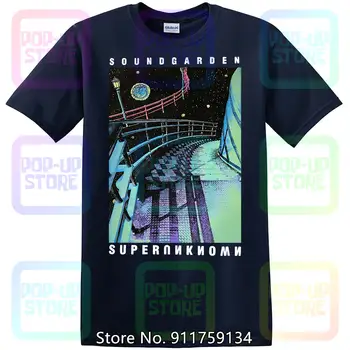 Soundgarden Superunknown póló 1994 Vtg Fekete Póló Pamut Kerek nyak S-3XL 2