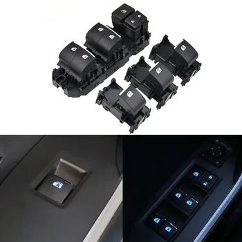 Teljesítmény Ablak Kapcsoló Szett Kék Háttérvilágítás Világító LED Power Egyetlen Ablak Kapcsoló Toyota RAV 4 RAV4 2019 2020 Autó Tartozékok 1