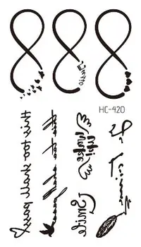 Toll Levelet Madár Ideiglenes Tetoválás Matrica Vízálló Nők Férfiak Felnőttek Hamis Body Art Új Design 10.5X6cm Gyerekek Kéz Tetoválás 1