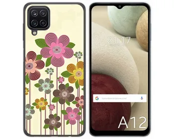 Tpu Gél tok Samsung Galaxy A12 / M12 design tavaszi virág rajzok