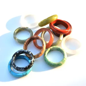 Unisex Természetes Gyűrűk Többszínű Tigris Szem Kövek Malachit Ujját, Gyűrűk, Ékszerek, Ajándékok, A Nők, Férfiak, Nagykereskedelmi