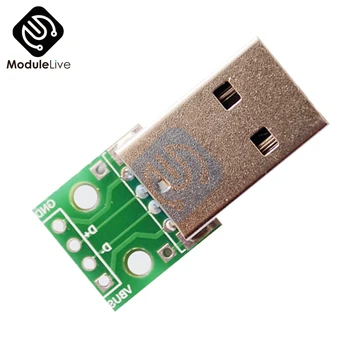 USB DIP Adapter Átalakító 4 pin kódot 2.54 mm-es NYÁK-Testület Tápegység DIY Eszközök 2.54 mm 1